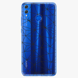 Silikonové pouzdro iSaprio - Abstract Triangles 03 - black - Huawei Honor 8X