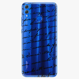 Silikonové pouzdro iSaprio - Handwriting 01 - black - Huawei Honor 8X