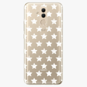 Silikonové pouzdro iSaprio - Stars Pattern - white - Huawei Mate 20 Lite