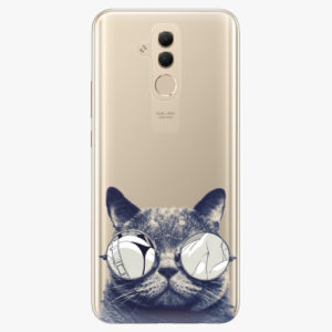 Silikonové pouzdro iSaprio - Crazy Cat 01 - Huawei Mate 20 Lite