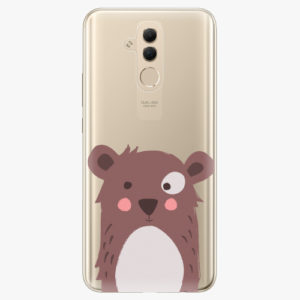 Silikonové pouzdro iSaprio - Brown Bear - Huawei Mate 20 Lite