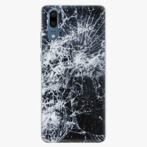 Silikonové pouzdro iSaprio - Cracked - Huawei P20