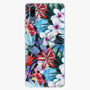 Silikonové pouzdro iSaprio - Tropical Flowers 05 - Huawei P20