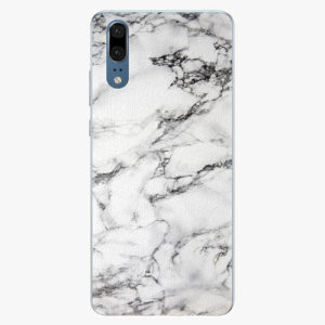 Silikonové pouzdro iSaprio - White Marble 01 - Huawei P20