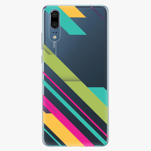 Silikonové pouzdro iSaprio - Color Stripes 03 - Huawei P20 Silikonové pouzdro iSaprio - Color Stripes 03 - Huawei P20