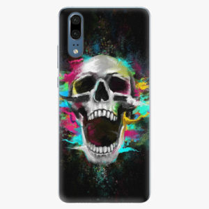 Silikonové pouzdro iSaprio - Skull in Colors - Huawei P20