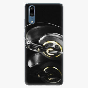 Silikonové pouzdro iSaprio - Headphones 02 - Huawei P20