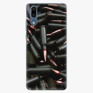 Silikonové pouzdro iSaprio - Black Bullet - Huawei P20