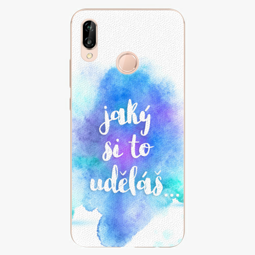 Silikonové pouzdro iSaprio - Jaký si to uděláš - Huawei P20 Lite Silikonové pouzdro iSaprio - Jaký si to uděláš - Huawei P20 Lite
