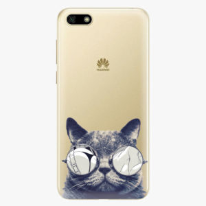 Silikonové pouzdro iSaprio - Crazy Cat 01 - Huawei Y5 2018
