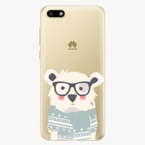 Silikonové pouzdro iSaprio - Bear with Scarf - Huawei Y5 2018