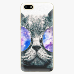 Silikonové pouzdro iSaprio - Galaxy Cat - Huawei Y5 2018