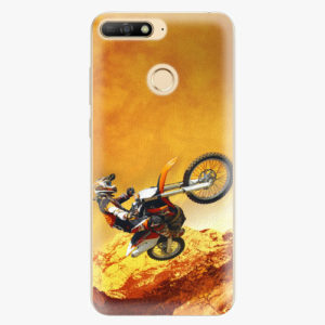 Silikonové pouzdro iSaprio - Motocross - Huawei Y6 Prime 2018