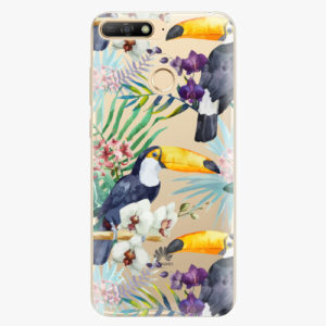 Silikonové pouzdro iSaprio - Tucan Pattern 01 - Huawei Y6 Prime 2018