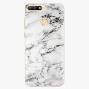 Silikonové pouzdro iSaprio - White Marble 01 - Huawei Y6 Prime 2018