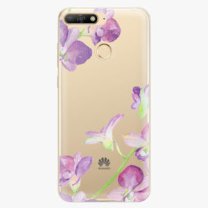Silikonové pouzdro iSaprio - Purple Orchid - Huawei Y6 Prime 2018