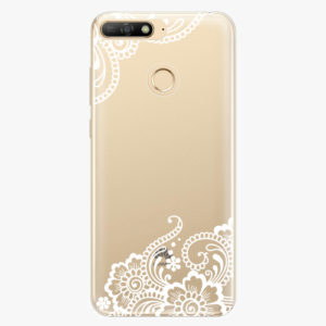 Silikonové pouzdro iSaprio - White Lace 02 - Huawei Y6 Prime 2018