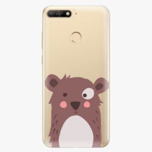 Silikonové pouzdro iSaprio - Brown Bear - Huawei Y6 Prime 2018