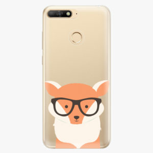 Silikonové pouzdro iSaprio - Orange Fox - Huawei Y6 Prime 2018