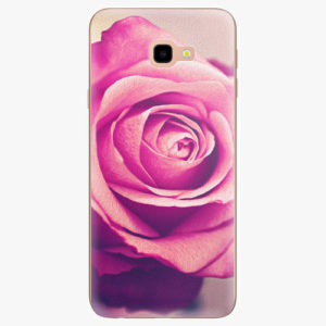 Silikonové pouzdro iSaprio - Pink Rose - Samsung Galaxy J4+