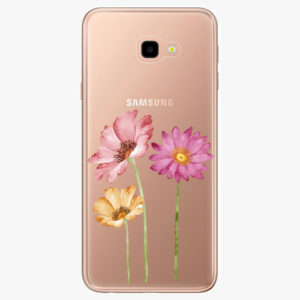 Silikonové pouzdro iSaprio - Three Flowers - Samsung Galaxy J4+
