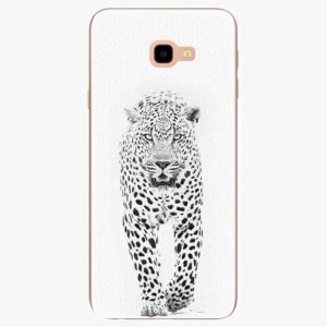 Silikonové pouzdro iSaprio - White Jaguar - Samsung Galaxy J4+