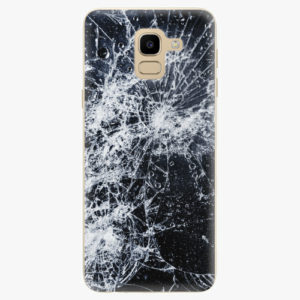 Silikonové pouzdro iSaprio - Cracked - Samsung Galaxy J6