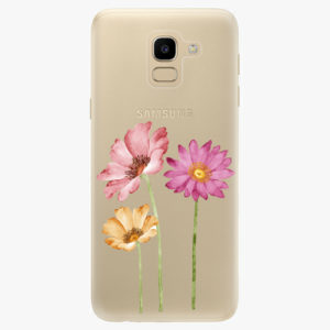 Silikonové pouzdro iSaprio - Three Flowers - Samsung Galaxy J6