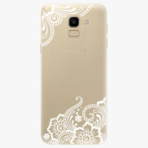 Silikonové pouzdro iSaprio - White Lace 02 - Samsung Galaxy J6