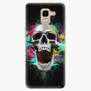 Silikonové pouzdro iSaprio - Skull in Colors - Samsung Galaxy J6