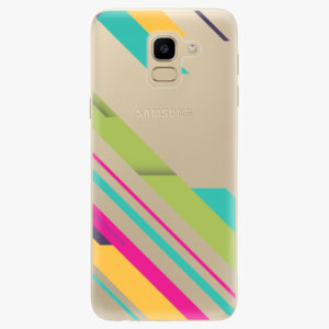 Silikonové pouzdro iSaprio - Color Stripes 03 - Samsung Galaxy J6