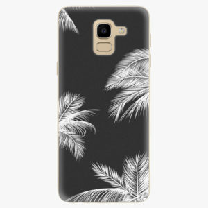 Silikonové pouzdro iSaprio - White Palm - Samsung Galaxy J6
