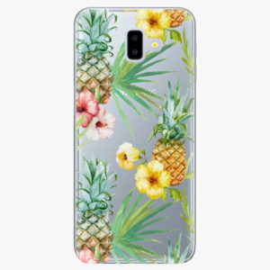 Silikonové pouzdro iSaprio - Pineapple Pattern 02 - Samsung Galaxy J6+