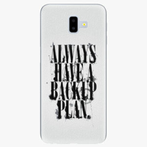 Silikonové pouzdro iSaprio - Backup Plan - Samsung Galaxy J6+