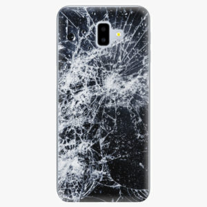 Silikonové pouzdro iSaprio - Cracked - Samsung Galaxy J6+
