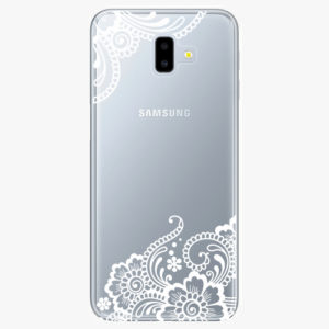 Silikonové pouzdro iSaprio - White Lace 02 - Samsung Galaxy J6+