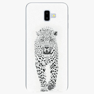 Silikonové pouzdro iSaprio - White Jaguar - Samsung Galaxy J6+