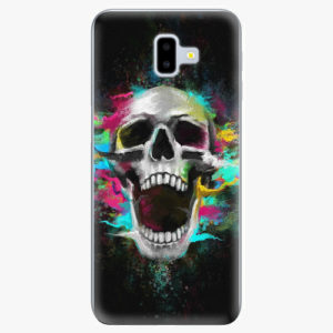 Silikonové pouzdro iSaprio - Skull in Colors - Samsung Galaxy J6+