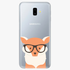 Silikonové pouzdro iSaprio - Orange Fox - Samsung Galaxy J6+