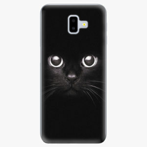 Silikonové pouzdro iSaprio - Black Cat - Samsung Galaxy J6+