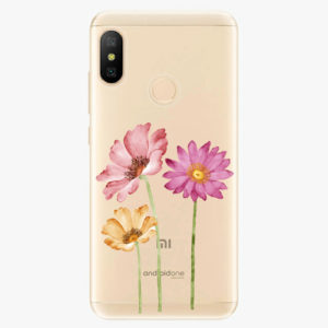 Silikonové pouzdro iSaprio - Three Flowers - Xiaomi Mi A2 Lite