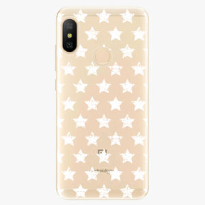 Silikonové pouzdro iSaprio - Stars Pattern - white - Xiaomi Mi A2 Lite