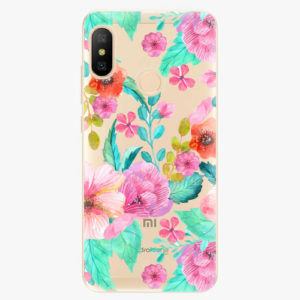 Silikonové pouzdro iSaprio - Flower Pattern 01 - Xiaomi Mi A2 Lite