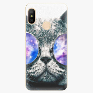 Silikonové pouzdro iSaprio - Galaxy Cat - Xiaomi Mi A2 Lite