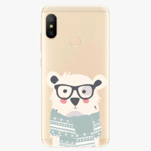 Silikonové pouzdro iSaprio - Bear with Scarf - Xiaomi Mi A2 Lite