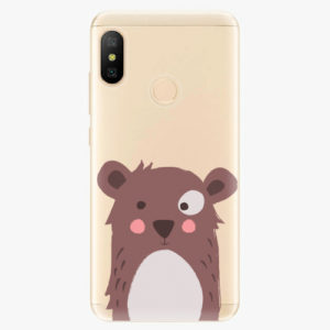 Silikonové pouzdro iSaprio - Brown Bear - Xiaomi Mi A2 Lite