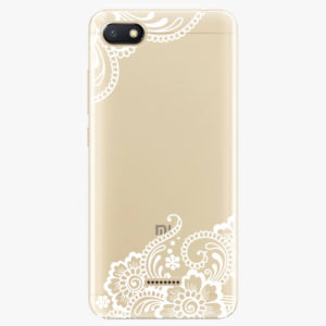 Silikonové pouzdro iSaprio - White Lace 02 - Xiaomi Redmi 6A