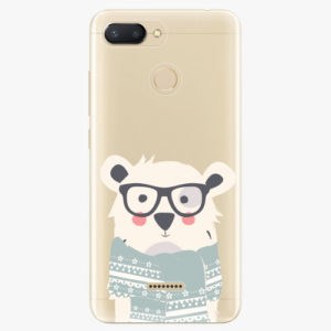 Silikonové pouzdro iSaprio - Bear with Scarf - Xiaomi Redmi 6