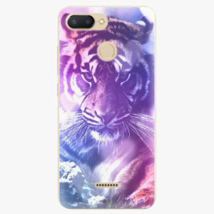 Silikonové pouzdro iSaprio - Purple Tiger - Xiaomi Redmi 6