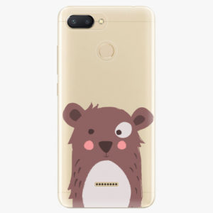 Silikonové pouzdro iSaprio - Brown Bear - Xiaomi Redmi 6